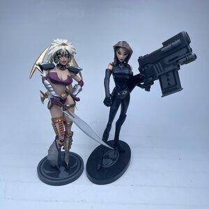 LOT OF 2 McFarlane Toys Spawn Adventures Of Spawn Tiffany The Amazon + Agent 8